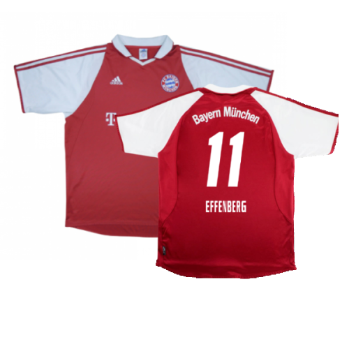 Bayern Munich 2003-04 Home Shirt (XL) (Very Good) (Effenberg 11)