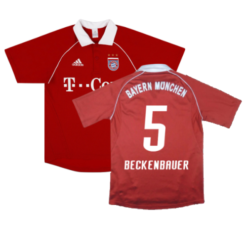 Bayern Munich 2005-06 Home Shirt (Good) (Beckenbauer 5)