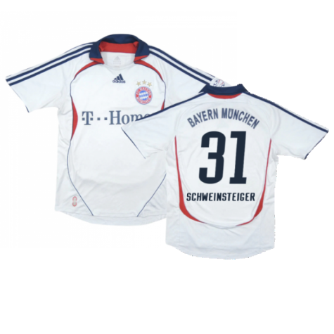 Bayern Munich 2006-07 Away Shirt (L) (Very Good) (Schweinsteiger 31)