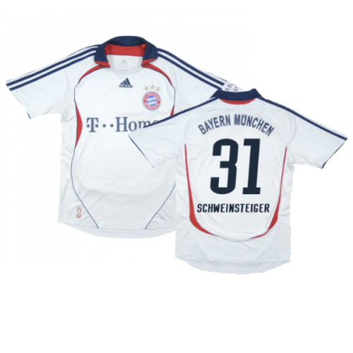 Bayern Munich 2006-07 Away Shirt (L) (Very Good) (Schweinsteiger 31)
