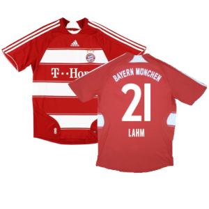 Bayern Munich 2007-08 Home Shirt (M) (Very Good) (Lahm 21)