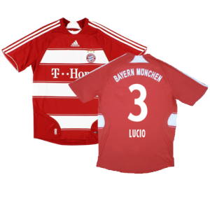 Bayern Munich 2007-09 Home Shirt (M) (Fair) (Lucio 3)