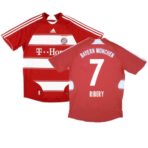 Bayern Munich 2007-09 Home Shirt (M) (Fair) (Ribery 7)