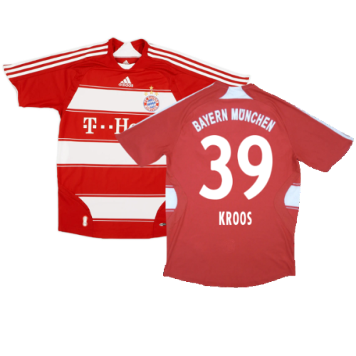 Bayern Munich 2007-09 Home Shirt (XL Boys) Schweinsteiger #31 (Good) (Kroos 39)