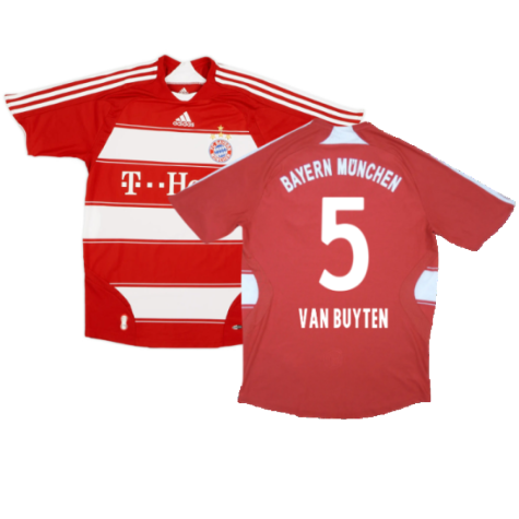 Bayern Munich 2007-09 Home Shirt (XL Boys) Schweinsteiger #31 (Good) (Van Buyten 5)