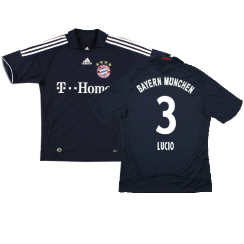 Bayern Munich 2008-10 Away Shirt (M) (Excellent) (Lucio 3)