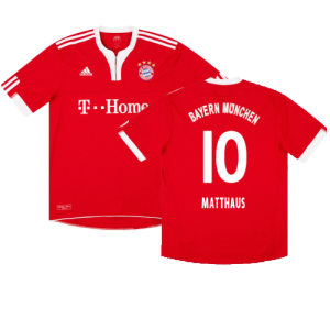 Bayern Munich 2009-10 Home Shirt (Very Good) (Matthaus 10)