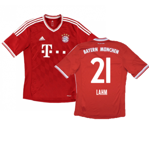 Bayern Munich 2013-14 Home Shirt (Excellent) (Lahm 21)