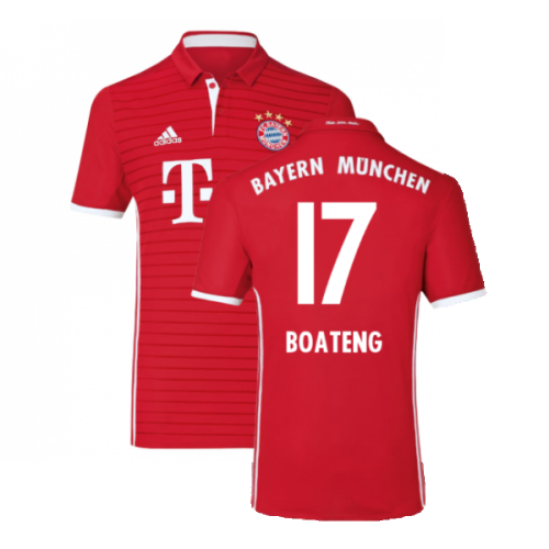 Bayern Munich 2016-17 Home Shirt (Excellent) (Boateng 17)