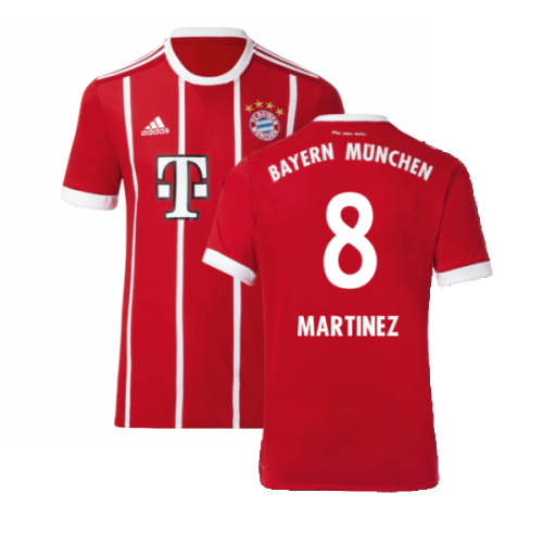 Bayern Munich 2017-18 Home Shirt (Excellent) (Martinez 8)