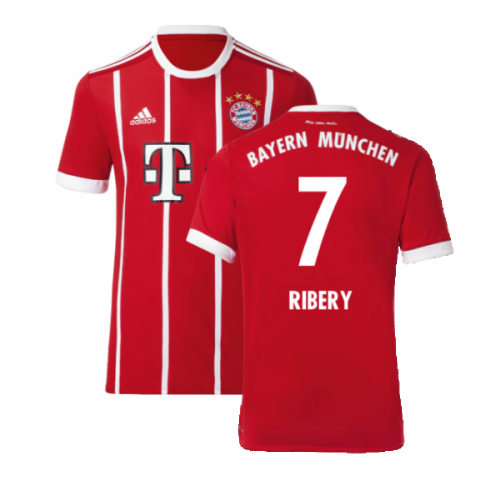 Bayern Munich 2017-18 Home Shirt (Excellent) (Ribery 7)