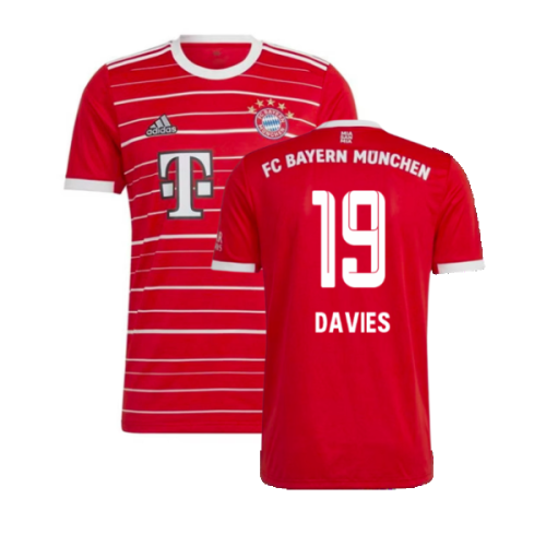 Bayern Munich 2022-23 Home Shirt (M) (DAVIES 19) (Excellent)