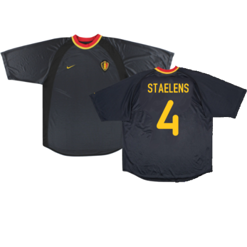 Belgium 2000-02 Away Shirt (XL) (Very Good) (Staelens 4)