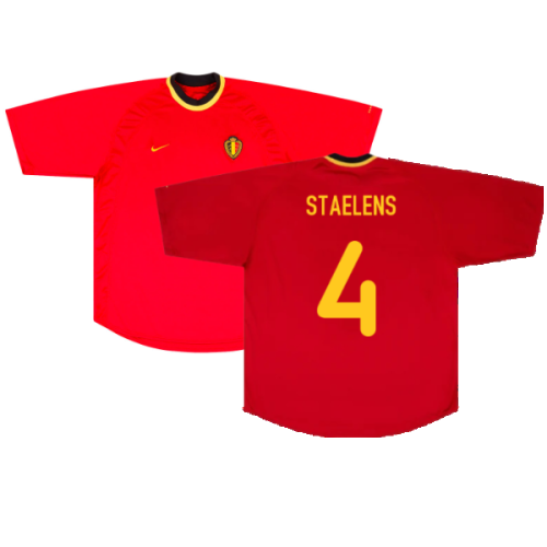 Belgium 2000-02 Home (Excellent) (Staelens 4)