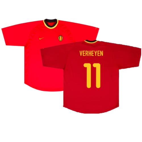 Belgium 2000-02 Home (Excellent) (Verheyen 11)