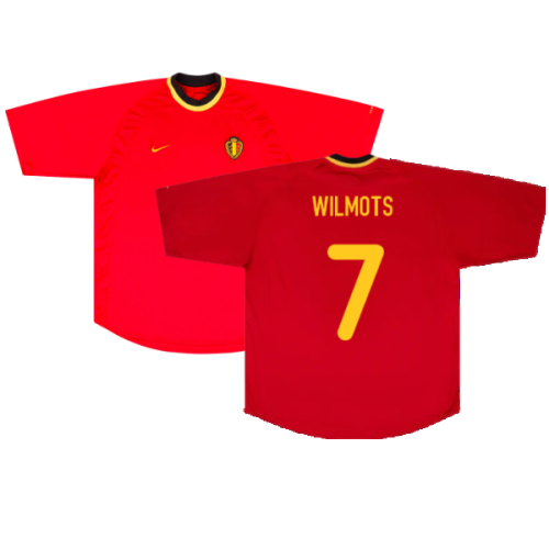 Belgium 2000-02 Home (Excellent) (Wilmots 7)