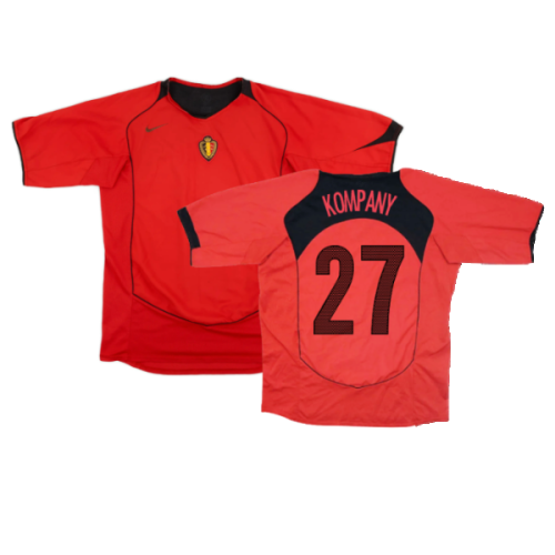 Belgium 2004-05 Home Shirt (L) (Excellent) (Kompany 27)