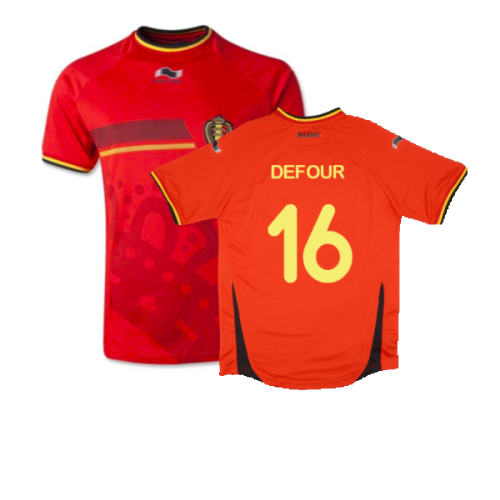 Belgium 2014-2015 Home Shirt (XL) (Excellent) (Defour 16)