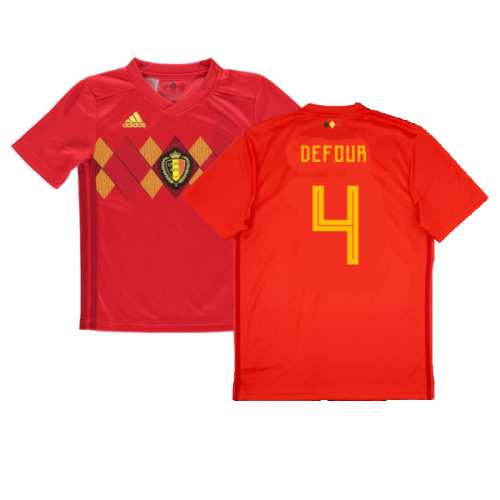 Belgium 2018-19 Home Shirt (XL) (Good) (Defour 4)