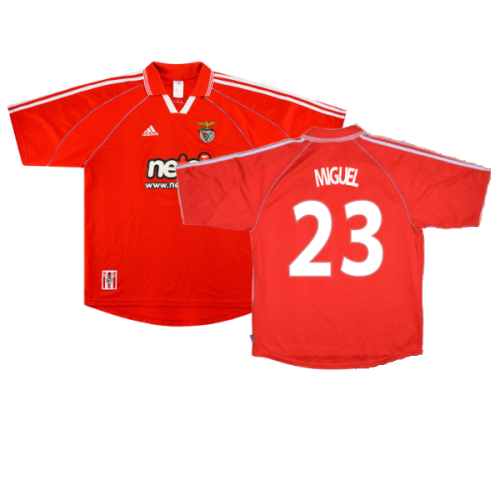 Benfica 2000-01 Home Shirt (Excellent) (Miguel 23)