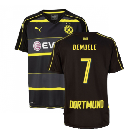 Borussia Dortmund 2016-17 Away Shirt (M) (Excellent) (Dembele 7)