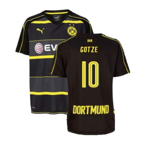 Borussia Dortmund 2016-17 Away Shirt (M) (Excellent) (Gotze 10)