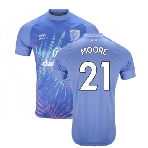 Bournemouth 2022-23 Away Shirt (L) (MOORE 21) (Excellent)
