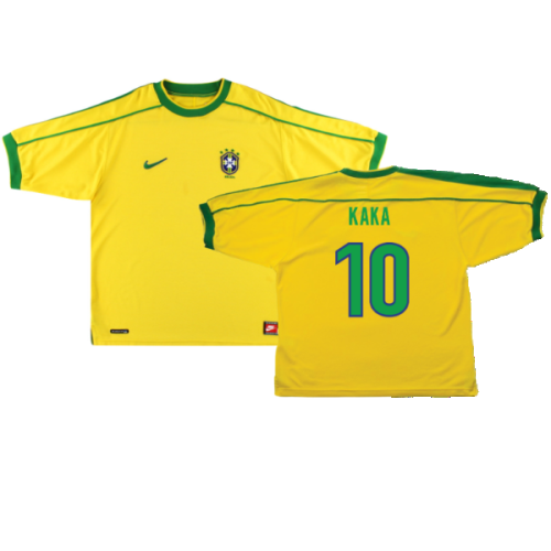 Brazil 1998-00 Home Shirt (Excellent) (KAKA 10)