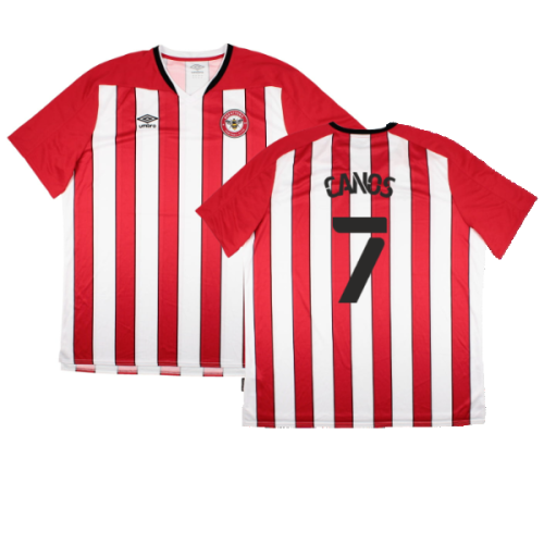 Brentford 2020-21 Home Shirt (Sponsorless) (4XL) (Excellent) (Canos 7)