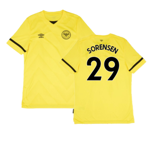 Brentford 2021-2022 Away Shirt (3XL) (Excellent) (SORENSEN 29)