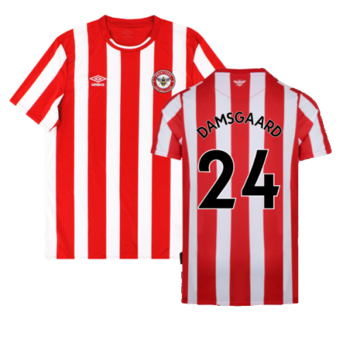 Brentford 2021-23 Home Shirt (XL) (Mint) (DAMSGAARD 24)