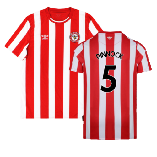 Brentford 2021-23 Home Shirt (3XL) (Mint) (PINNOCK 5)