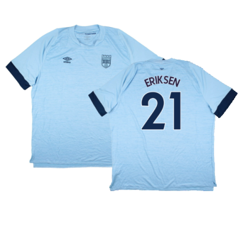 Brentford 2022-24 Away Shirt (Sponsorless) (3XL) (Excellent) (ERIKSEN 21)