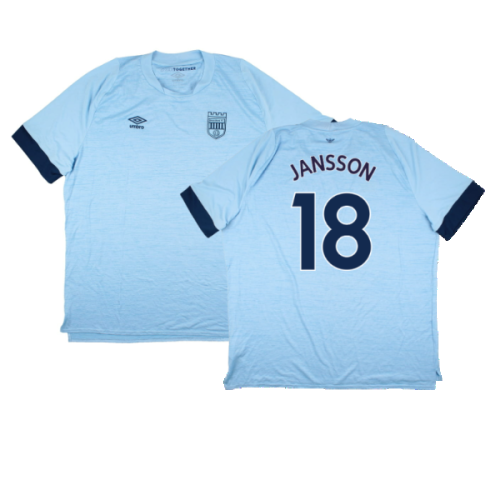 Brentford 2022-24 Away Shirt (Sponsorless) (3XL) (Excellent) (JANSSON 18)