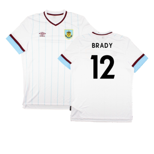 Burnley 2021-22 Away Shirt (Sponsorless) (S) (Mint) (BRADY 12)