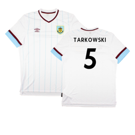 Burnley 2021-22 Away Shirt (Sponsorless) (S) (Mint) (TARKOWSKI 5)