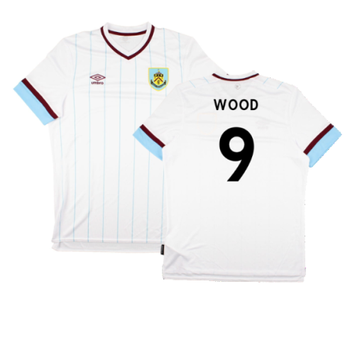 Burnley 2021-22 Away Shirt (Sponsorless) (XL) (Mint) (WOOD 9)