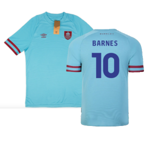 Burnley 2022-23 Away Shirt (Sponsorless) (XXL) (Excellent) (BARNES 10)