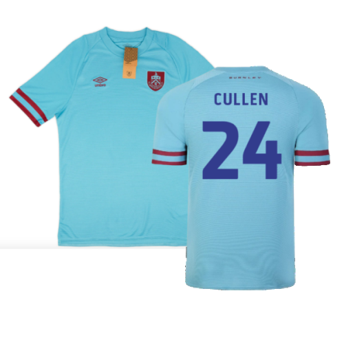 Burnley 2022-23 Away Shirt (Sponsorless) (XXL) (Excellent) (CULLEN 24)