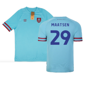 Burnley 2022-23 Away Shirt (Sponsorless) (M) (Mint) (MAATSEN 29)