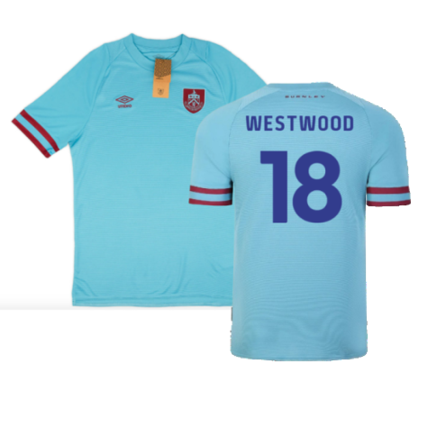 Burnley 2022-23 Away Shirt (Sponsorless) (M) (Mint) (WESTWOOD 18)