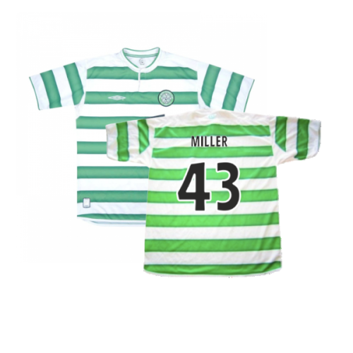 Celtic 2003-04 Home Shirt (M) (Very Good) (Miller 43)