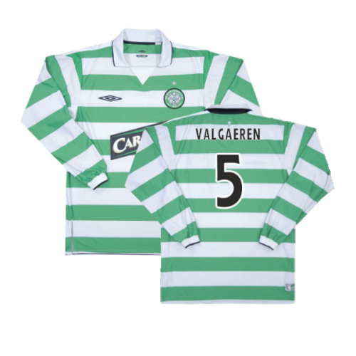 Celtic 2004-05 Home Long Sleeve Shirt (XXL) (Excellent) (Valgaeren 5)