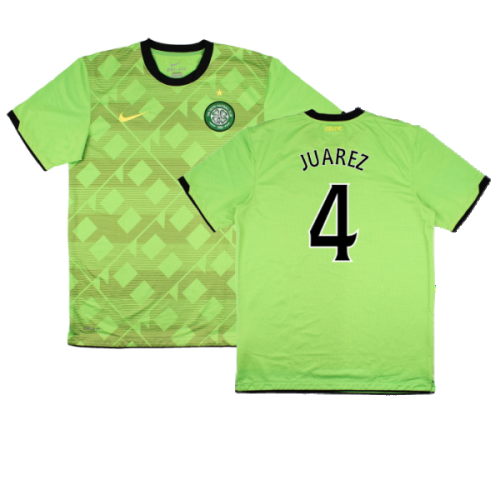 Celtic 2010-11 Away Shirt (Sponsorless) (M) (Excellent) (Juarez 4)