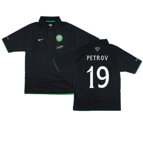 Celtic 2013-15 Nike Polo Shirt (M) (Petrov 19) (Very Good)