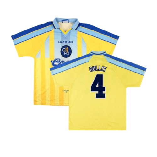 Chelsea 1996-97 Away Shirt (M) (Very Good) (Gullit 4)