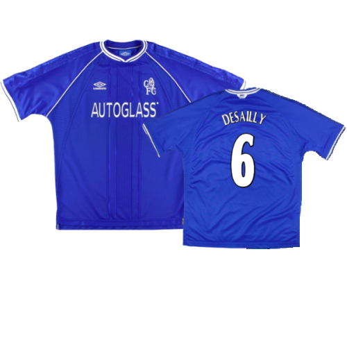 Chelsea 1999-01 Home (XL) (Excellent) (Desailly 6)