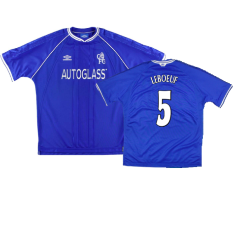 Chelsea 1999-01 Home (XL) (Excellent) (Leboeuf 5)