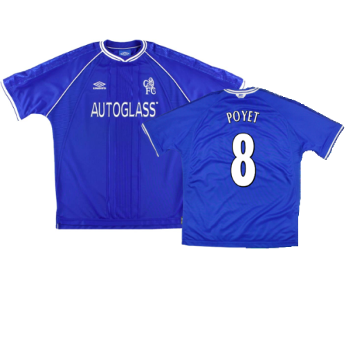 Chelsea 1999-01 Home (XL) (Excellent) (Poyet 8)