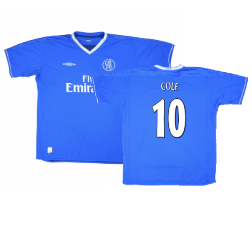 Chelsea 2003-05 Home Shirt (XXL) (Excellent) (Cole 10)